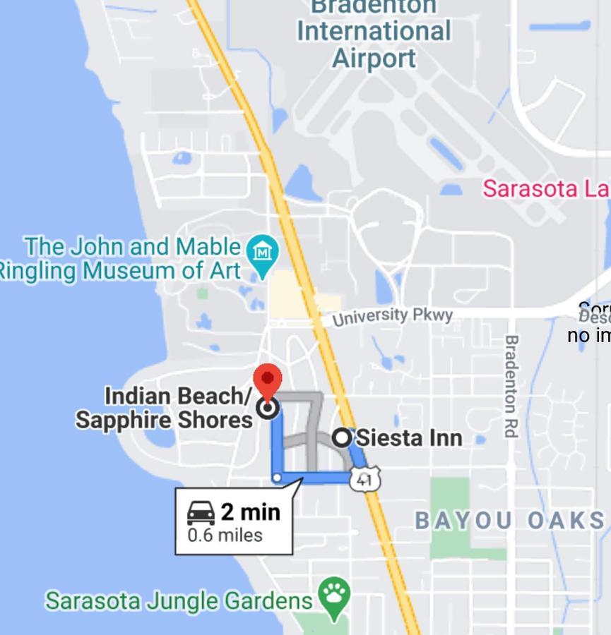 Siesta Inn Sarasota - Indian Beach Buitenkant foto